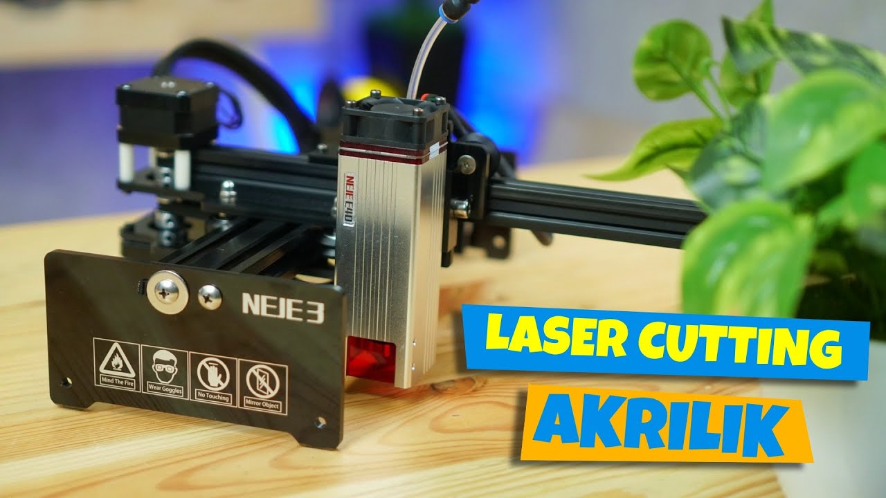 Laser Cutting 12W Murah Bisa Potong Akrilik - NEJE 3