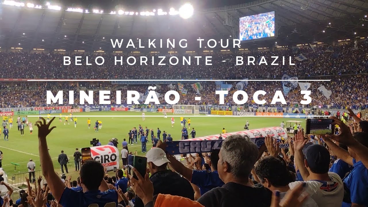 Tribuna Mineirão | Cruzeiro | Walking tour Belo Horizonte | 4K City Walk | Walking tour 2022