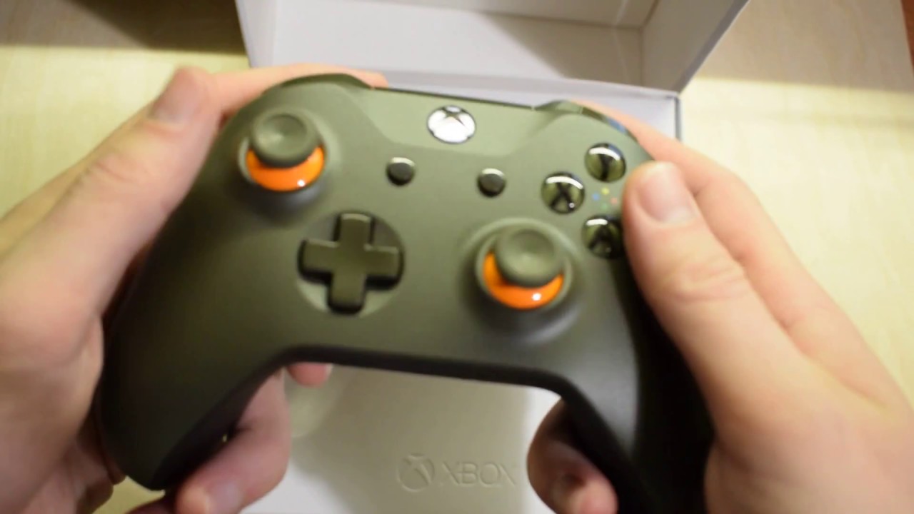 Xbox One Microsoft Wireless Controller Green/Orange XONE Microsoft