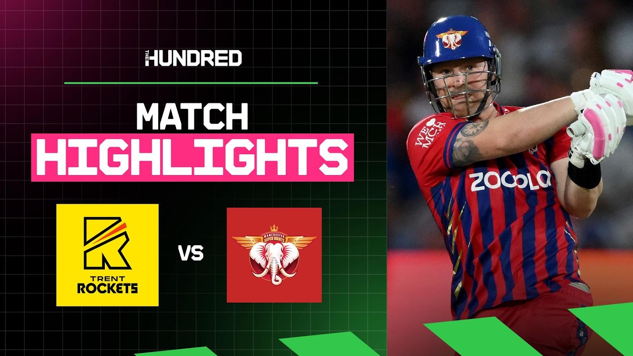 NAIL-BITING finish in the Final 🍿 | Trent Rockets vs Manchester Super Giants Highlights