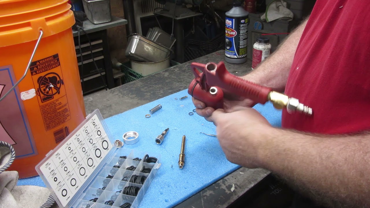 HARBOR FREIGHT TEXTURE GUN FIXING STICKY TRIGER