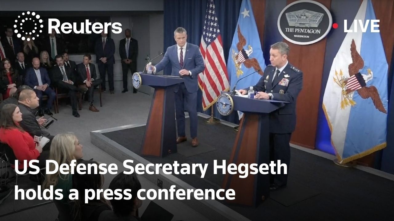 LIVE: Hegseth speaks on US military operation in Iran