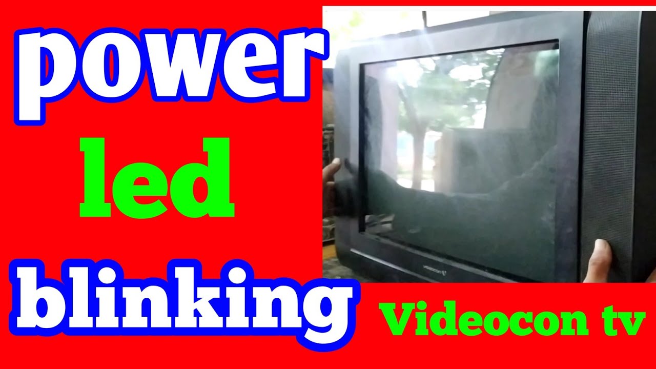 Power led blinking, how to testing horizontal section,