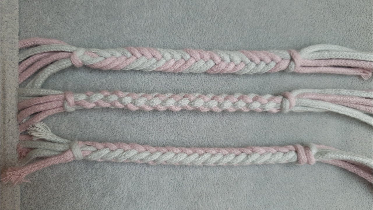 編繩基礎- 六股編  Basic six strand braided