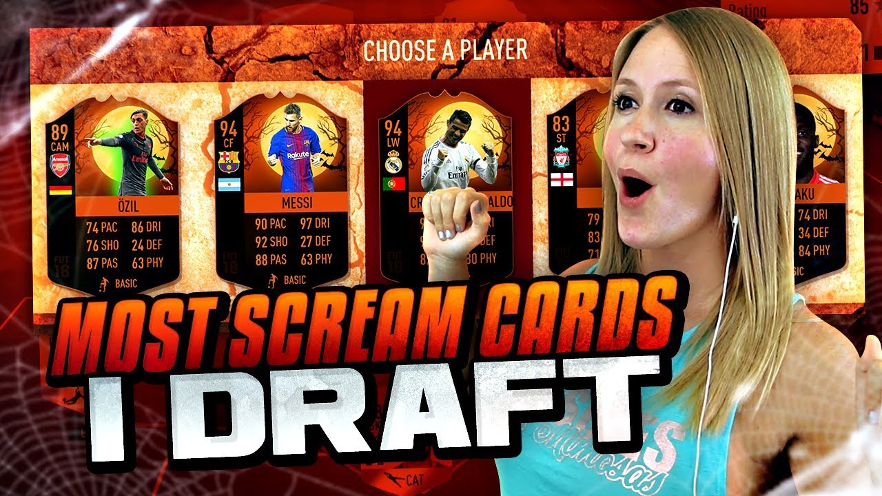 MOST SCREAM CARDS IN 1 FUT DRAFT!? - FIFA 18 Ultimate Team