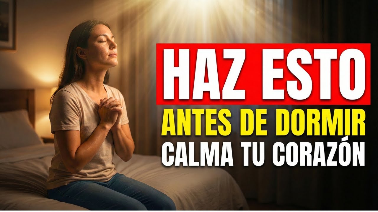 Haz Esto Antes de Dormir y Tu Corazón Se Calmará Esta Noche