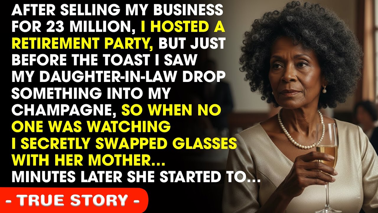At My Retirement Party, My Daughter-in-Law Spiked My Drink — I Switched Glasses