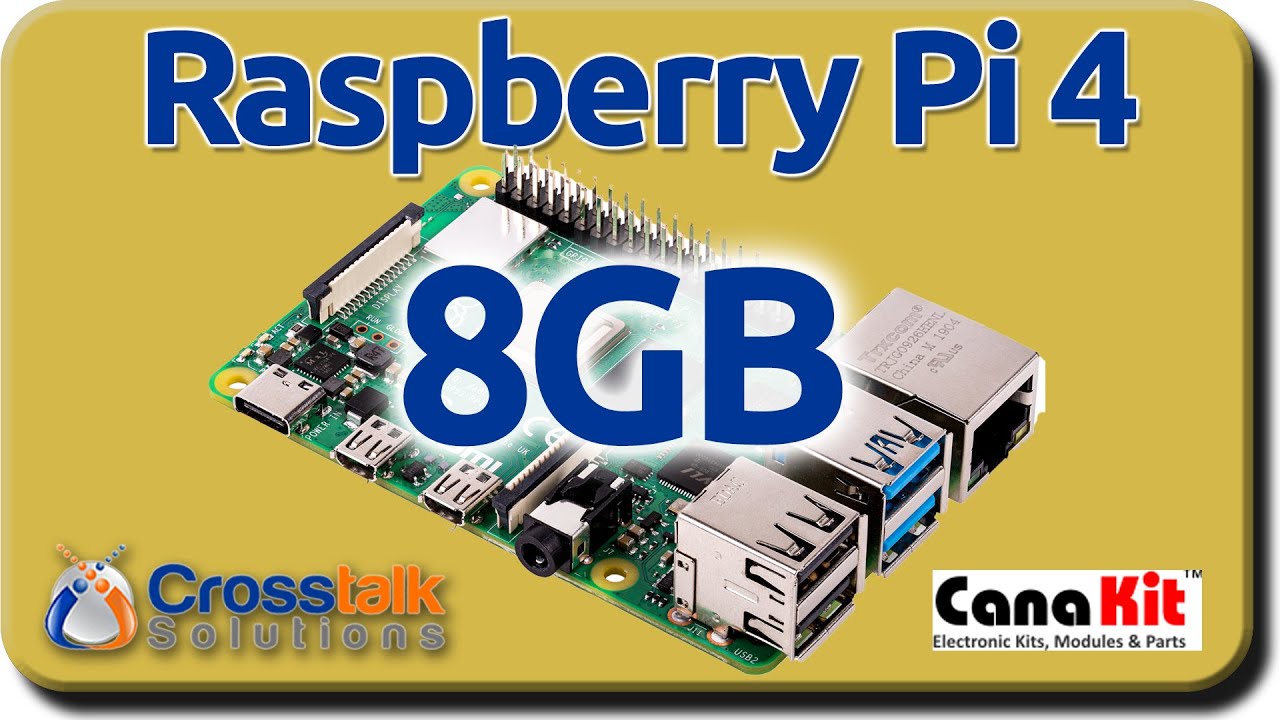 Raspberry Pi 4 - 8GB Canakits