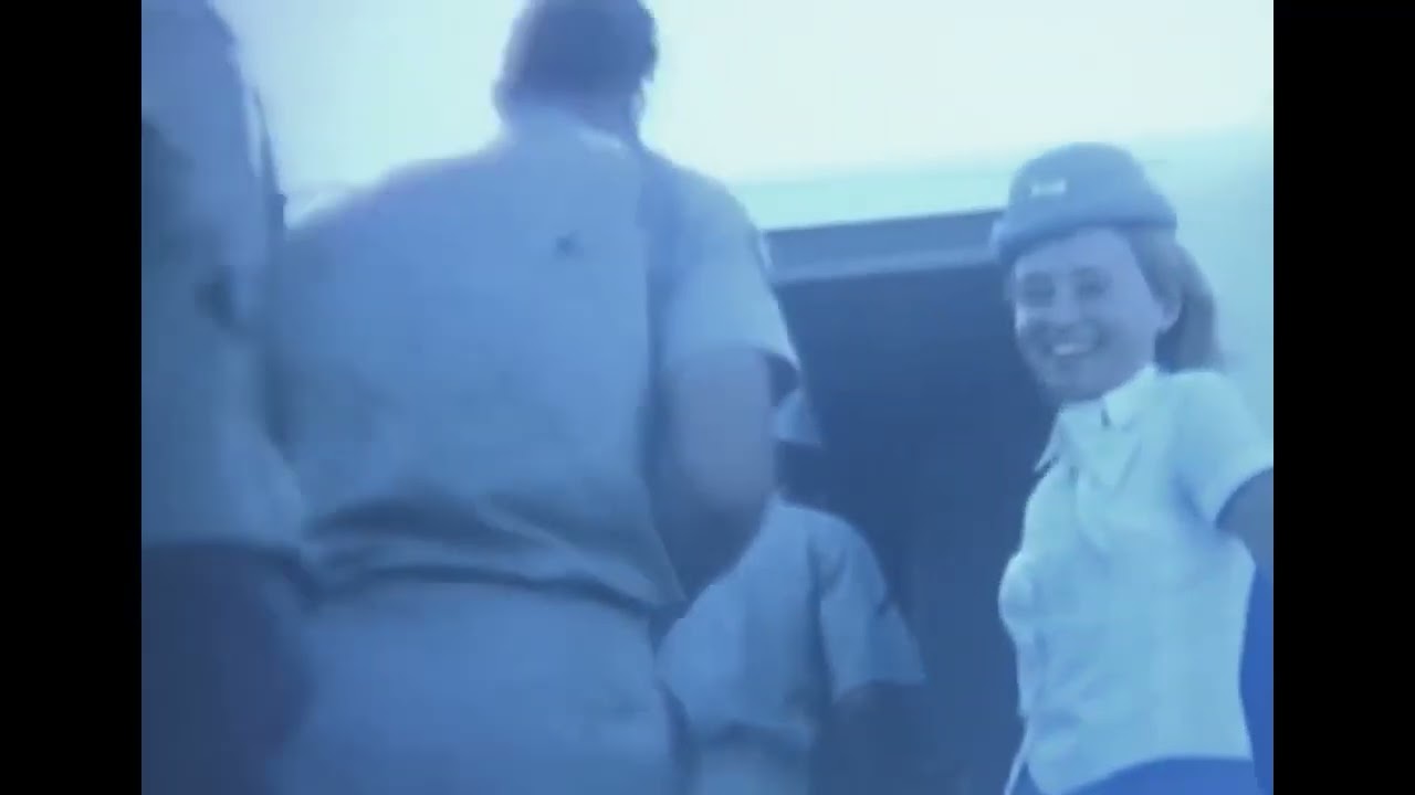 Pan Am Footage: Boeing 707-321B Boarding, Taxi & Take off at Da Nang, South Vietnam (circa 1969)