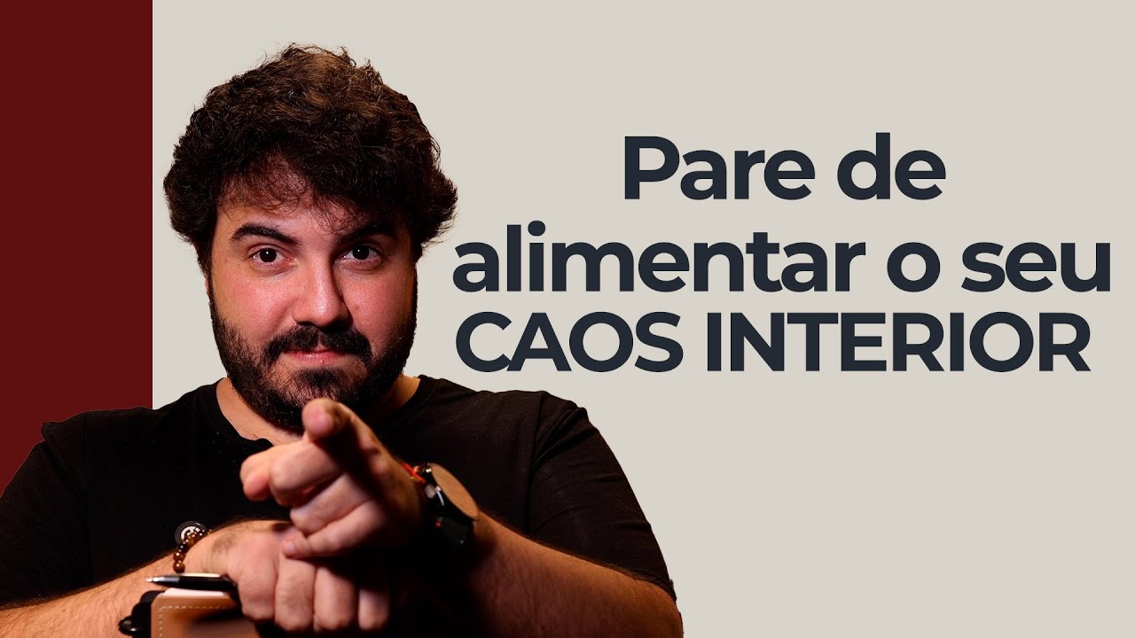 Quando você prioriza o que importa, você para de alimentar o seu caos interior | Psicólogo Victor