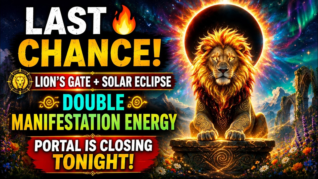 LAST CHANCE! 🔥 Lion&rsquo;s Gate + Solar Eclipse | Double Manifestation Energy l Portal Is Closing