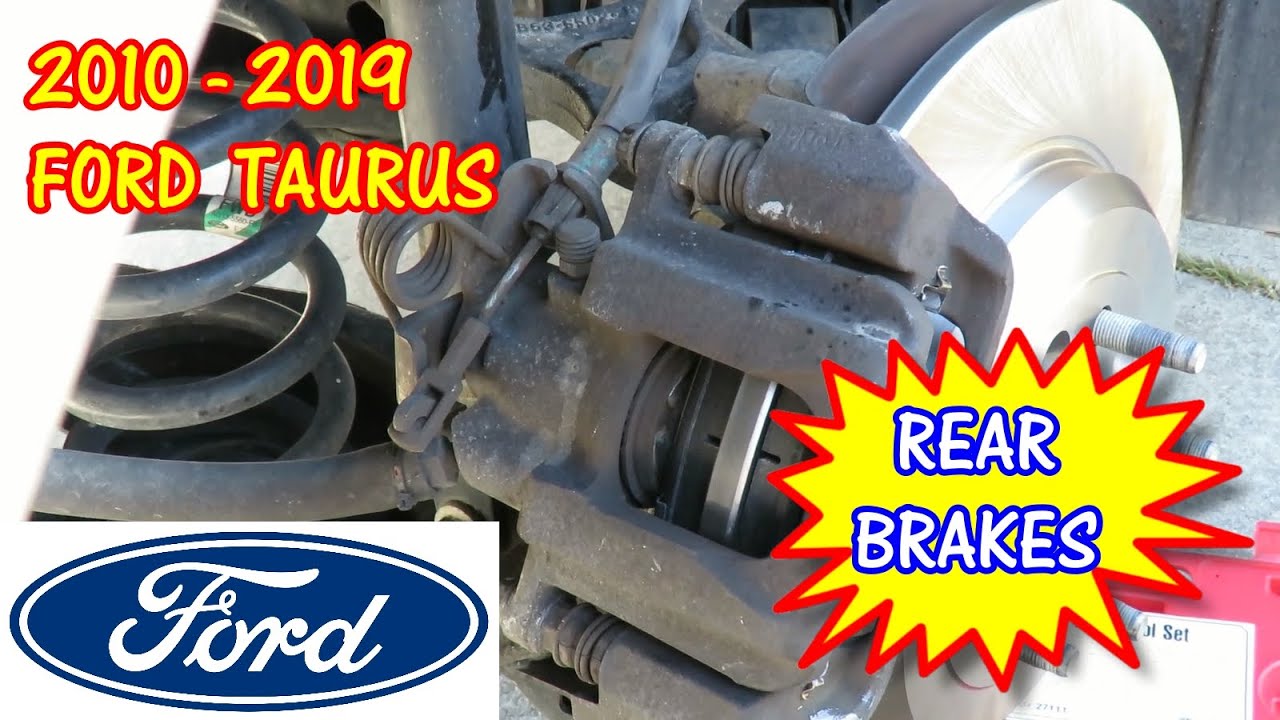 2010-2019 Ford Taurus Front Brake Pads Replacement