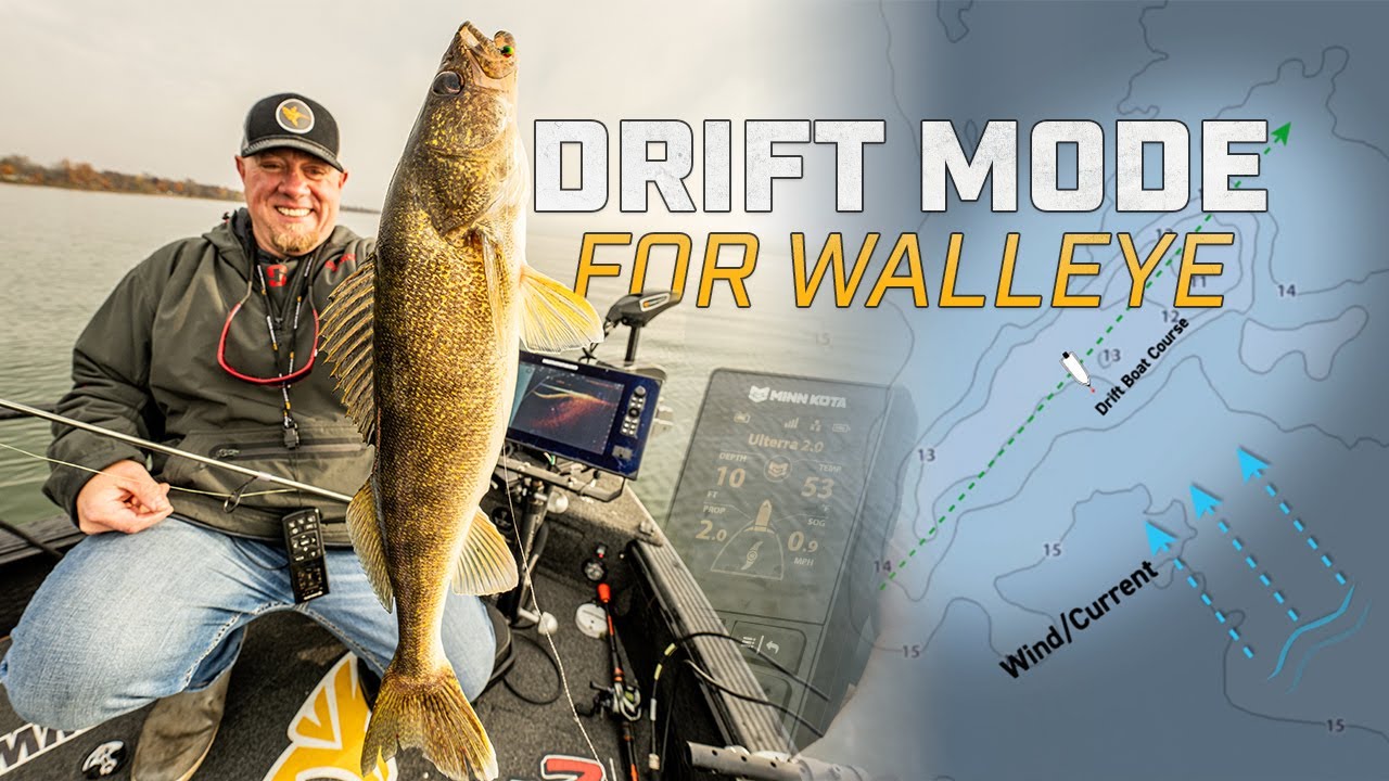 Advanced Drifting for Walleye [Minn Kota Drift Mode]
