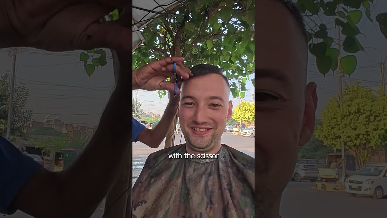 $0.36 Street Haircut In Lahore, Pakistan 🇵🇰