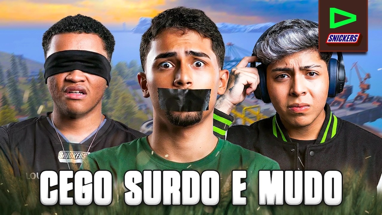 LOUD SNICKERS: DESAFIO CEGO, SURDO E MUDO NA RANKEADA