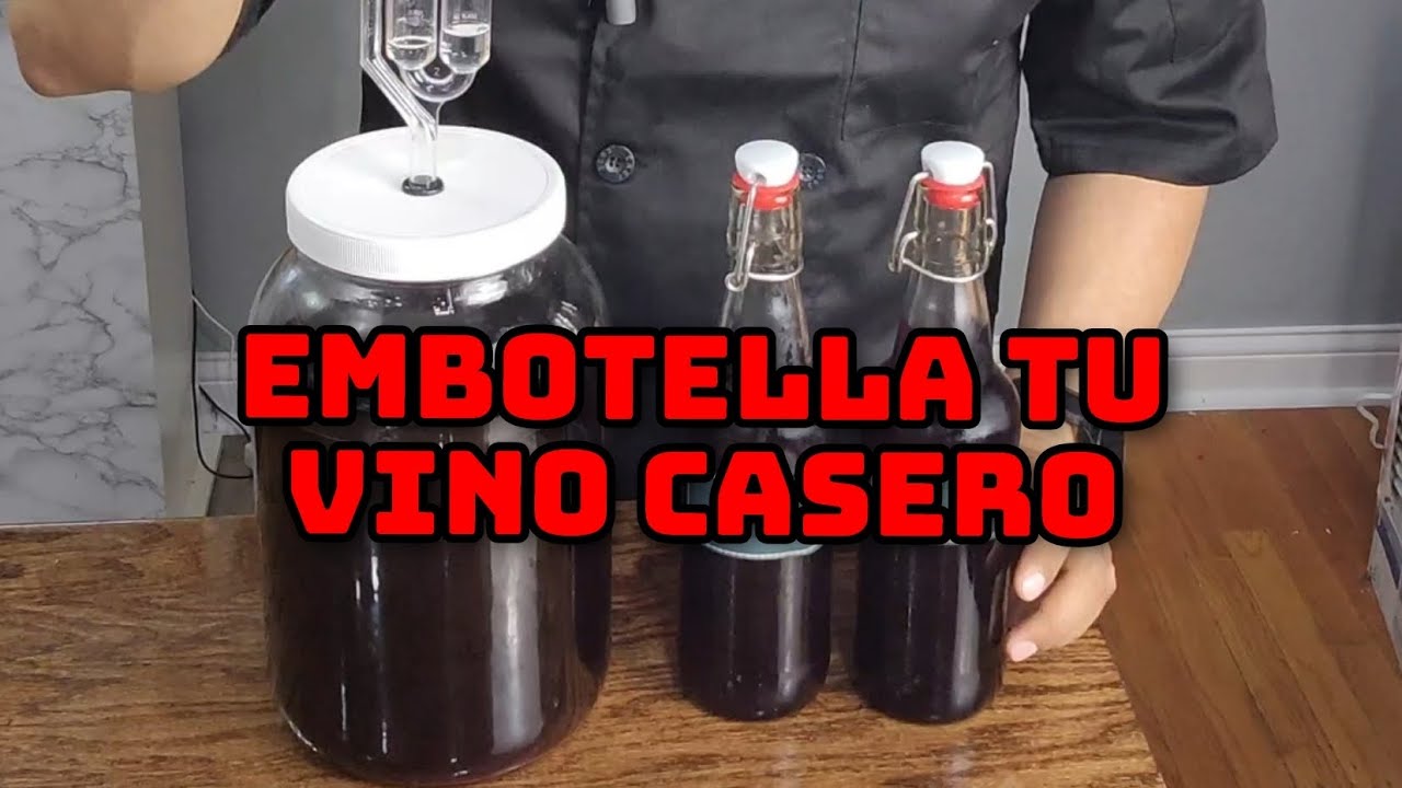 Vino casero parte 3. como embotellar
