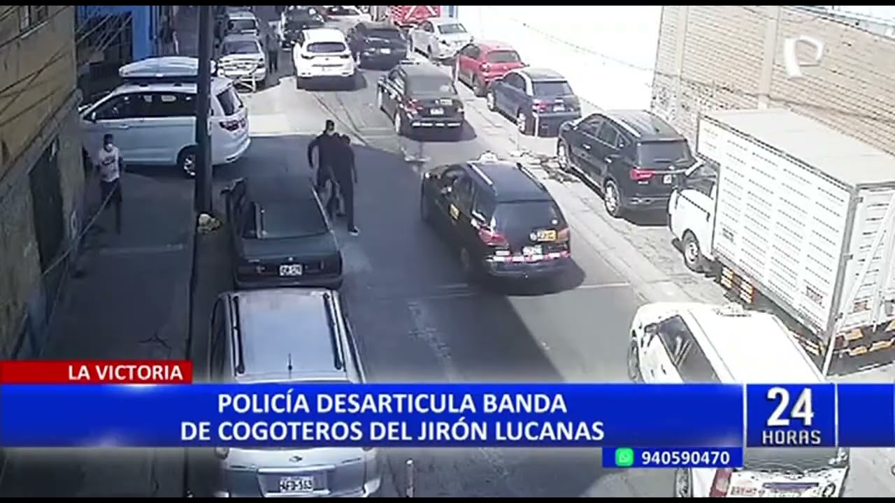 “Los malditos de Lucana”: cae banda dedicada al robo de celulares en La Victoria