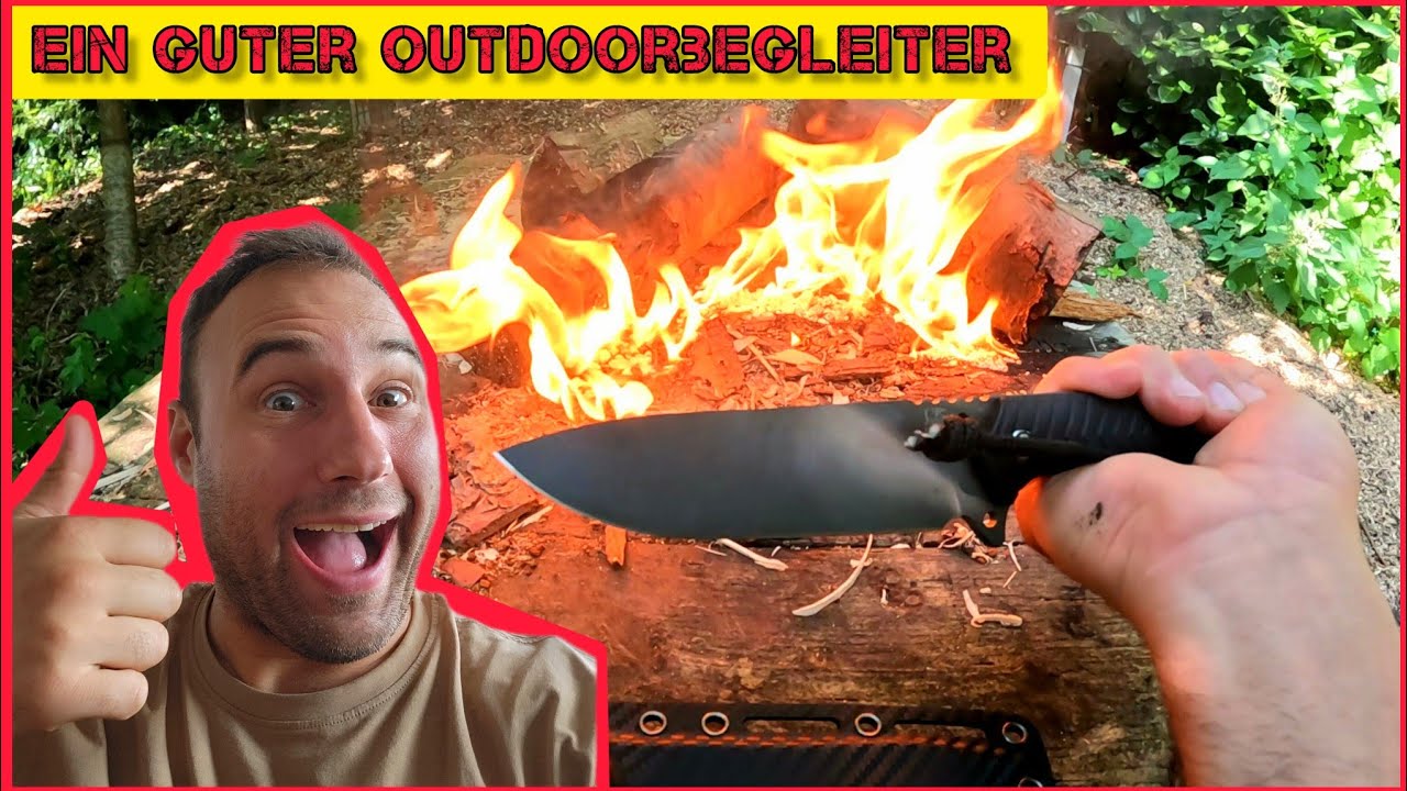Messer Test 🤪🔪🪵🔥 BAT Jagdmesser von Lothar-Messer