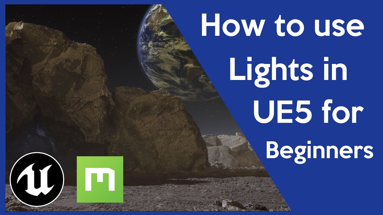 Unreal Engine 5 Beginner Tutorial for Film: How to use Lights (Lumen)