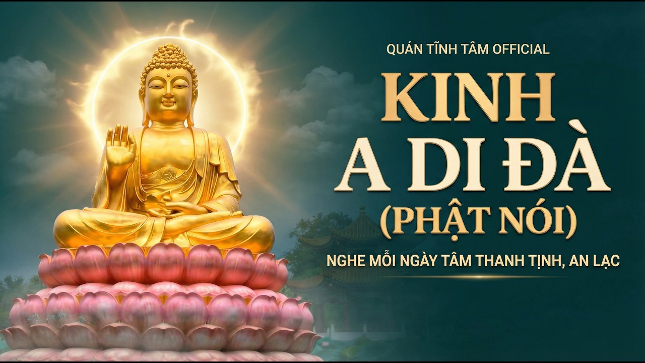 Kinh A Di Đà (Phật Nói) | Nghe Mỗi Ngày Tâm Thanh Tịnh, An Lạc
