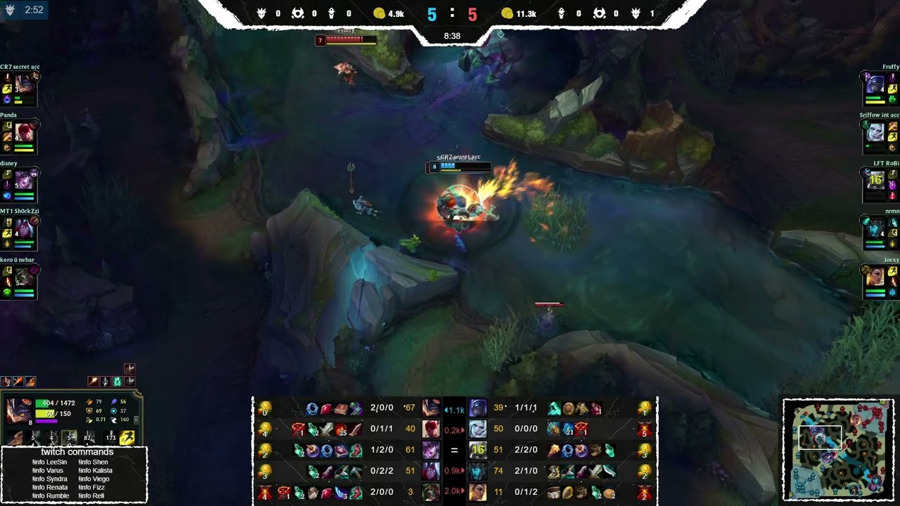 🔹Panda🔹MT1 Sh0ckZ -VS- 🔸Fruffy🔸nrmn - LoL Ranked Replay