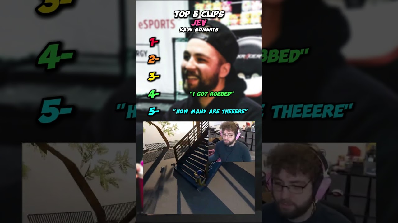 Top 5 Clips - Jev Rage Moments