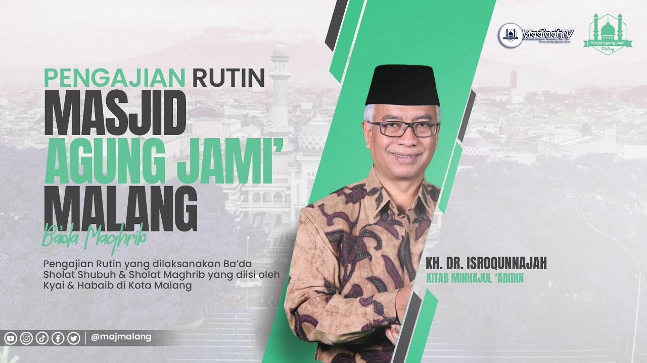 🔴LIVE| KAJIAN RUTIN SENIN  BADA MAGHRIB BERSAMA KH. Dr. Isroqunnajah