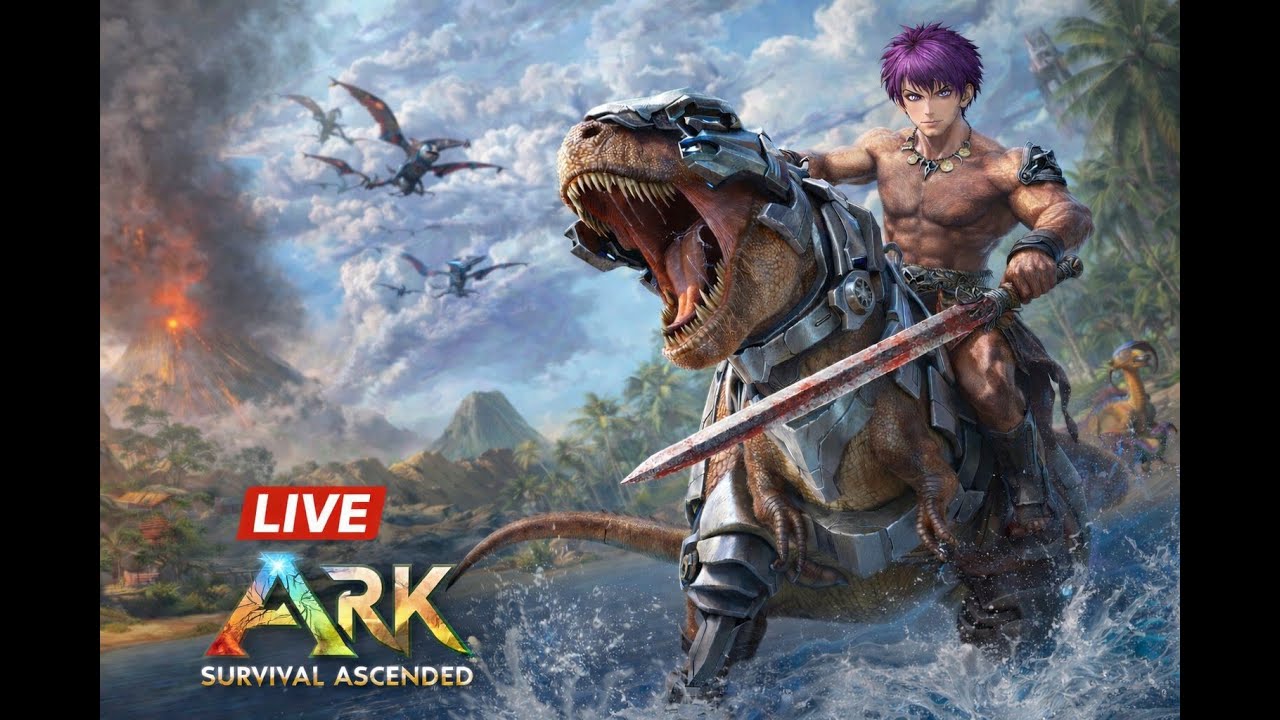 【ARK: Survival Ascended】溶けた氷の中に恐竜がいても玉乗りは普通仕込まない【第1話】