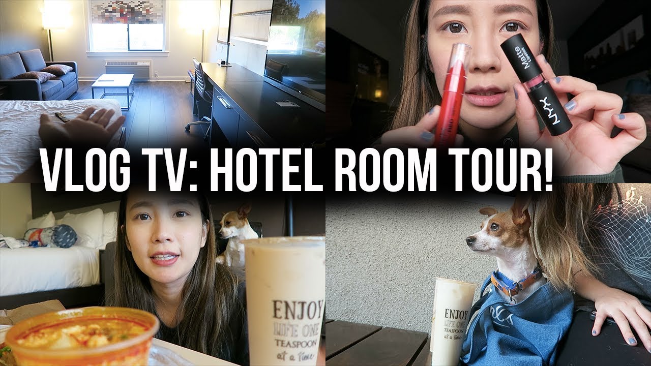 VLOG TV: Hotel Room Tour & Angry Elle! | 參觀飯店房間 & 欸嚕生氣了!!!