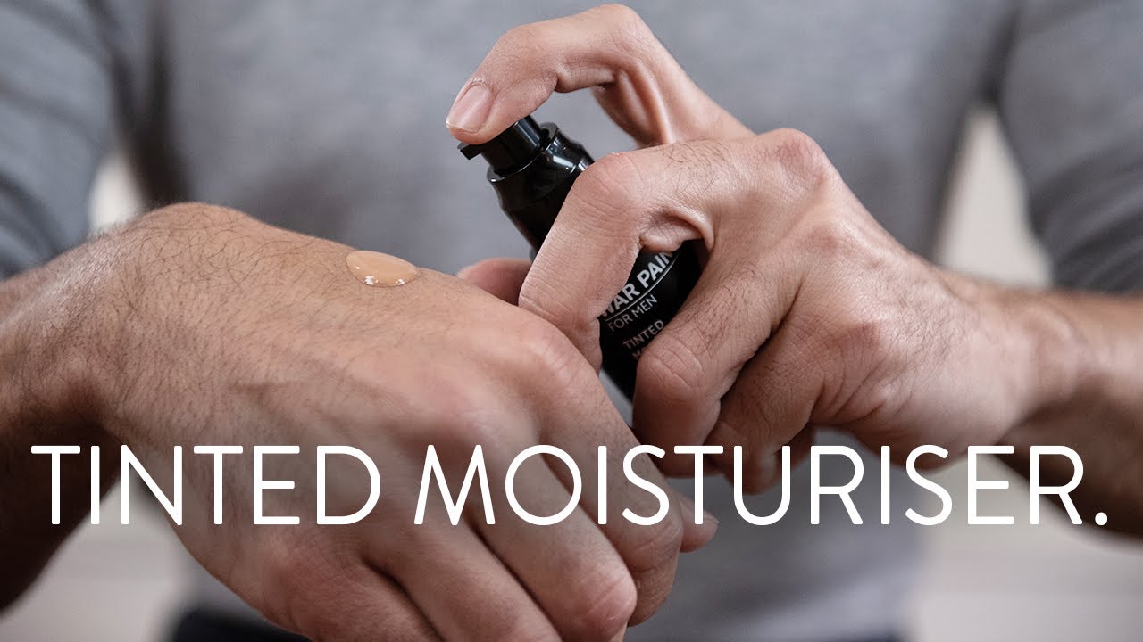 MEN'S TINTED MOISTURISER. - A SIMPLE APPLICATION GUIDE