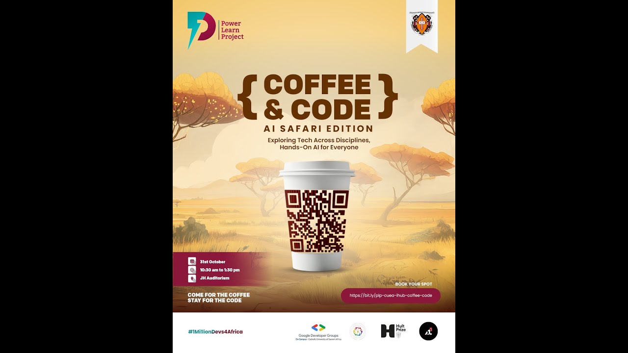Coffee and code AI Safari Edition at CUEA Catholic University