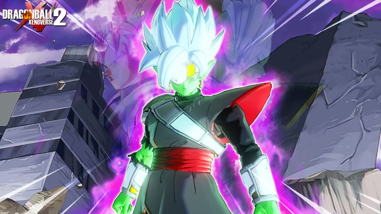 Fused Zamasu with Half Corrupted Transformation in Super Dragon Ball Heroes! - DBXV2 MOD
