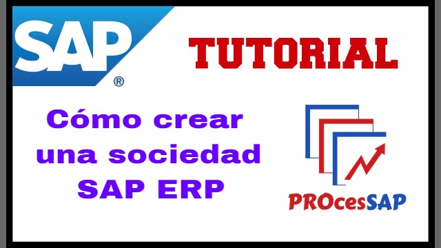 Proceso Crear Sociedad SAP ERP