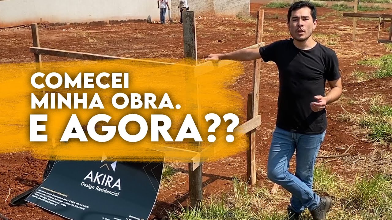 PRIMEIROS PASSOS no início da Construção