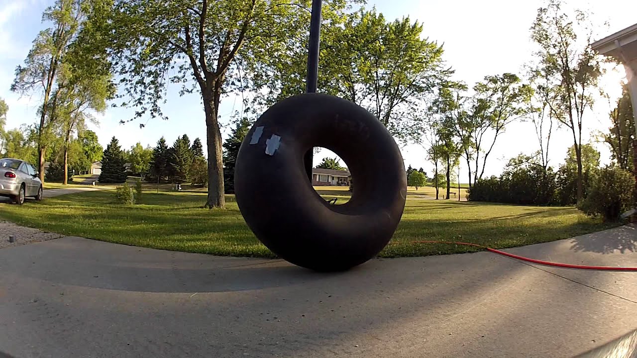 Blowing up a Inner Tube