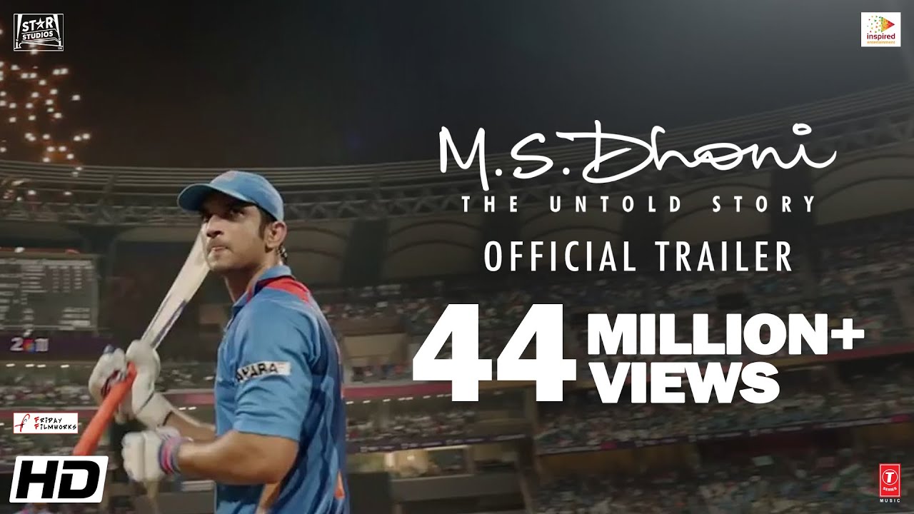 M.S.Dhoni - The Untold Story | Official Trailer | Sushant Singh Rajput | Neeraj Pandey