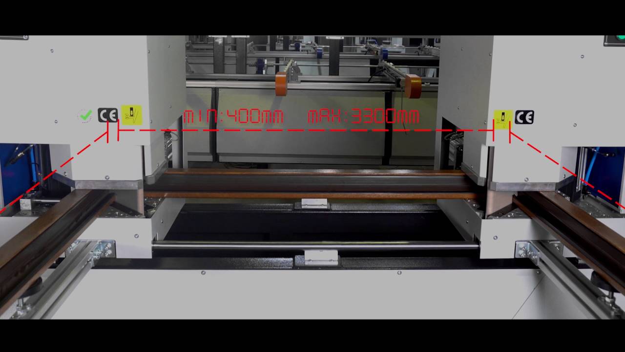 OMRMS 112 - Automatic Double Corner PVC Profile Welding Machine