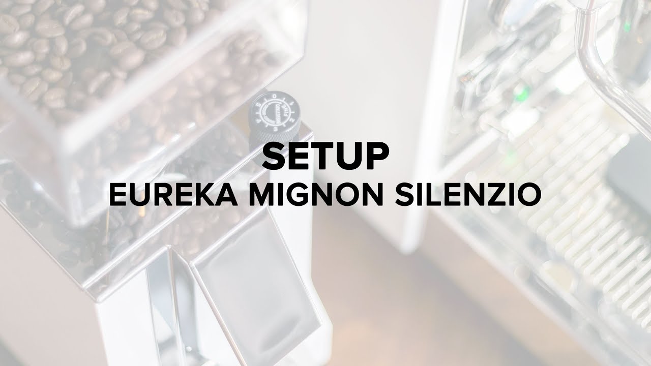 Eureka Mignon Silenzio Espresso Grinder Setup