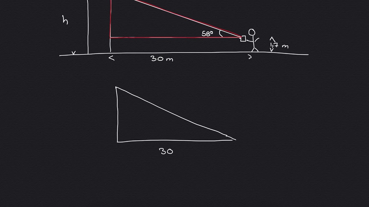 Résolution problème triangle rectangle