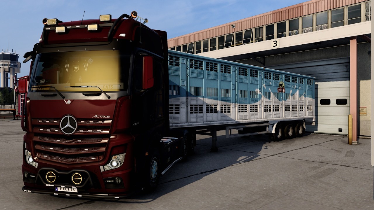 ETS2 Mercedes New Actros 3363 | Везу груз в Ригу