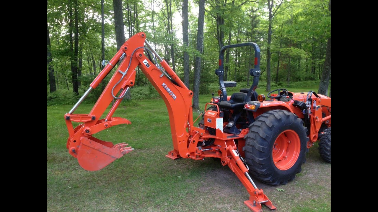 Kubota BH92 Backhoe and Hydraulic Thumb - Part 1: Detailed Step By Step Assembly and Installation