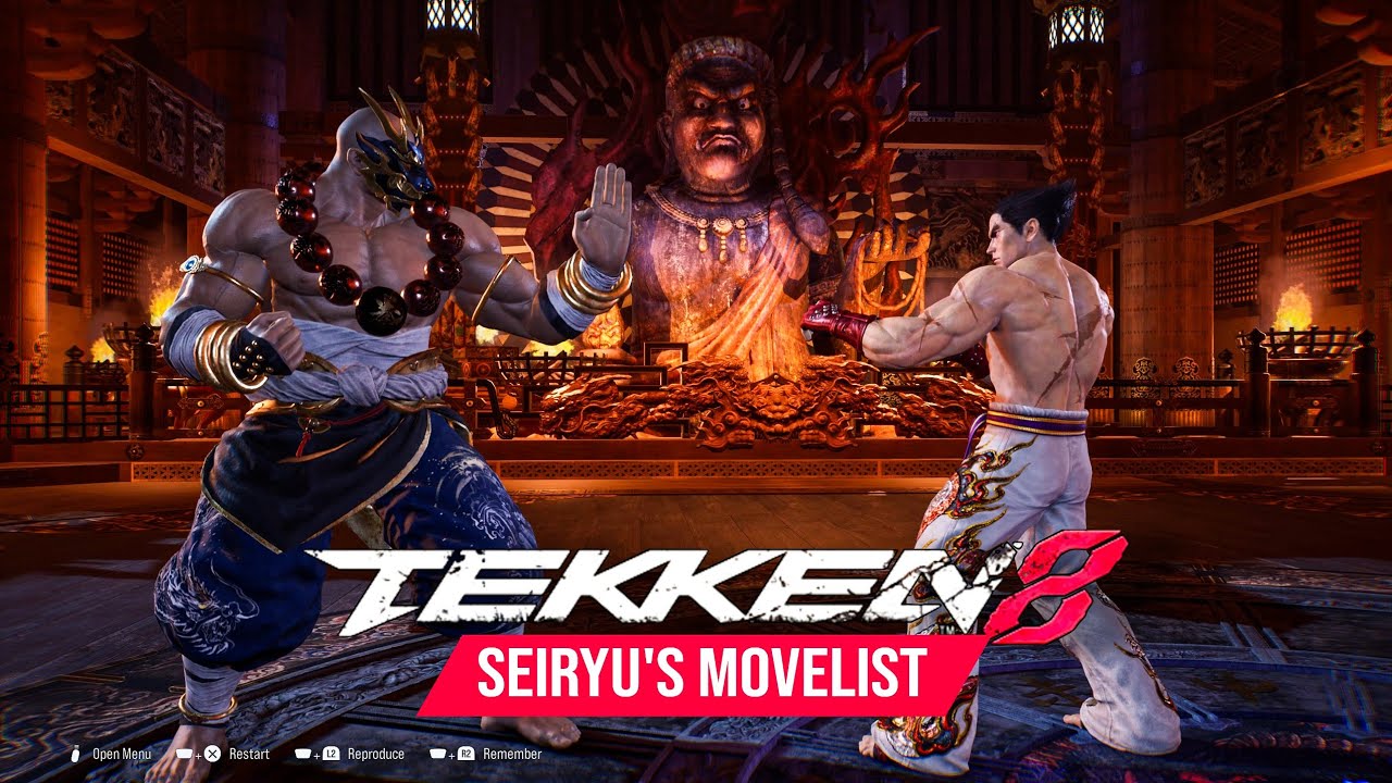 Tekken 8 - Seiryu's Movelist Showcase