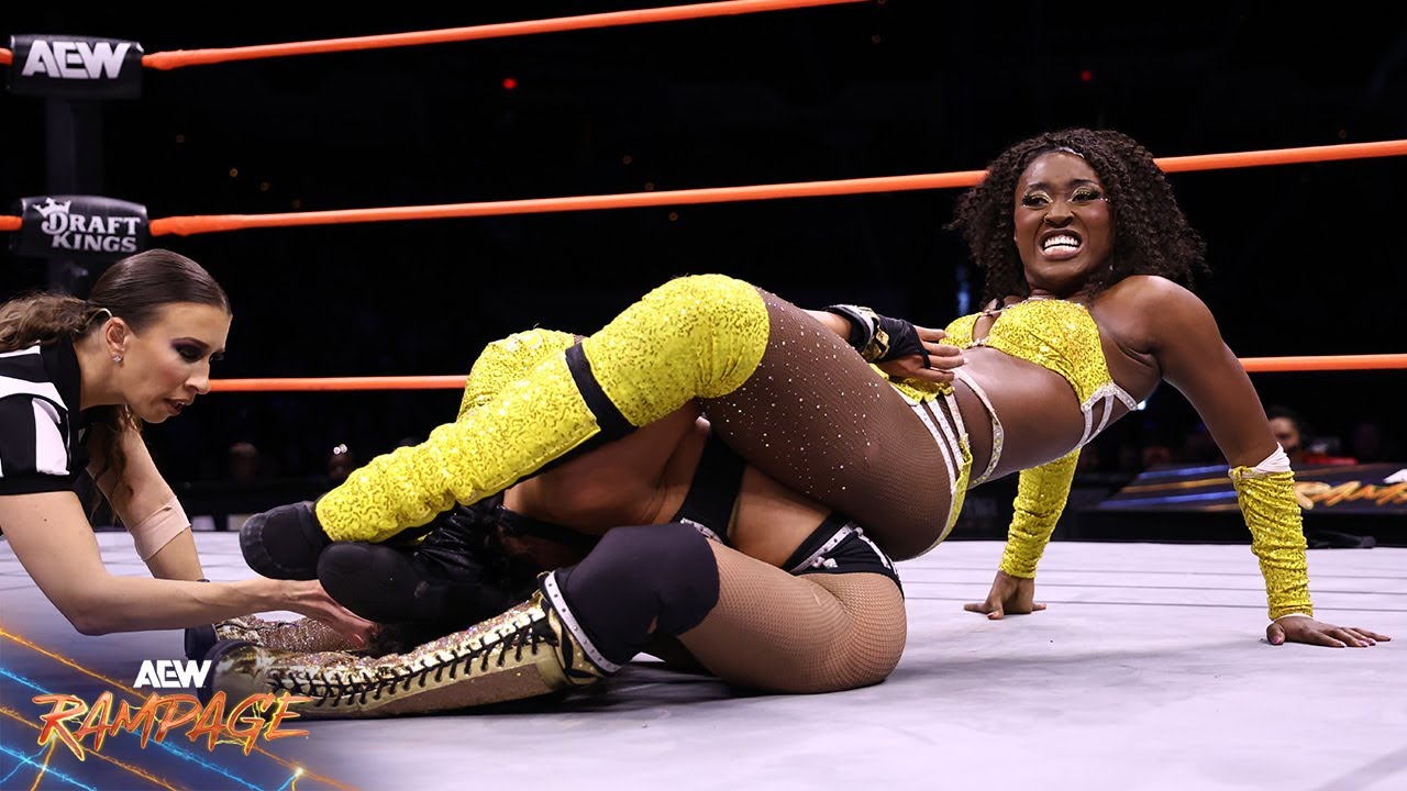 Королева Амината сражается с Лейлой Грей из Top Flight! | 1 ноября 24, AEW Rampage