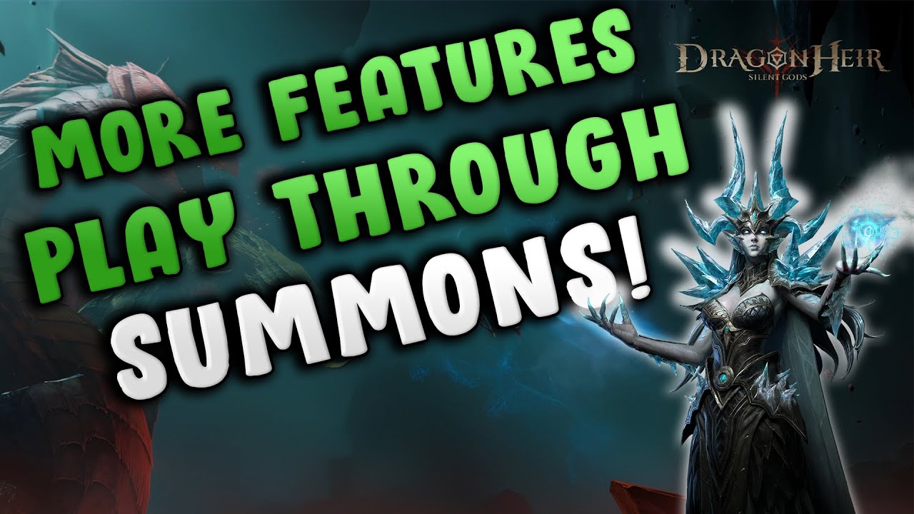 More Features!  Arena, Tower Defense!  Summons!  Dragonheir: Silent Gods