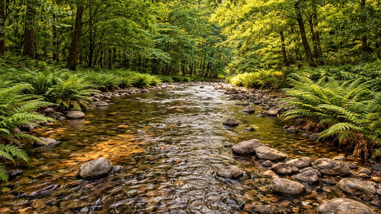Blissful Ambient Focus Music by Gentle Window Rain for Clear Thoughts 🌙✨