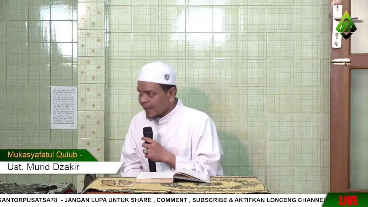 Kajian Menjelang berbuka - Mukasyafatul Qulub - (16 ramadhan 1447H)
