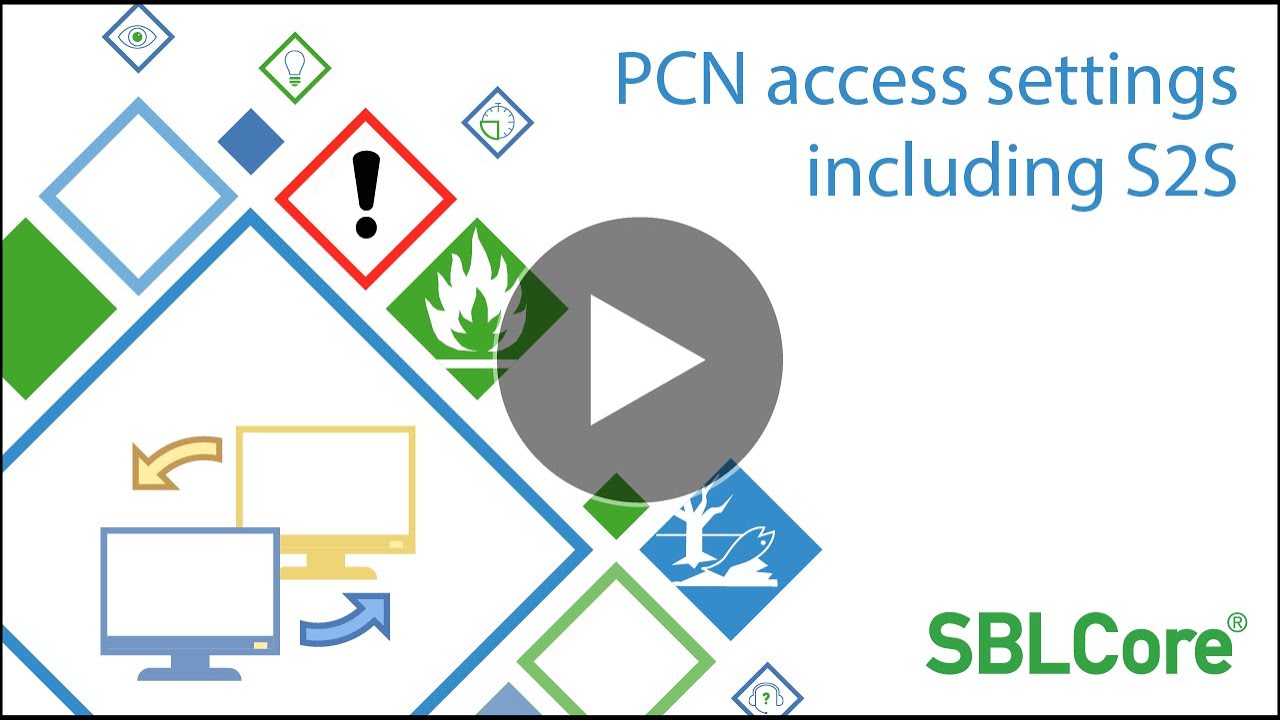PCN access settings incl. S2S (E19)