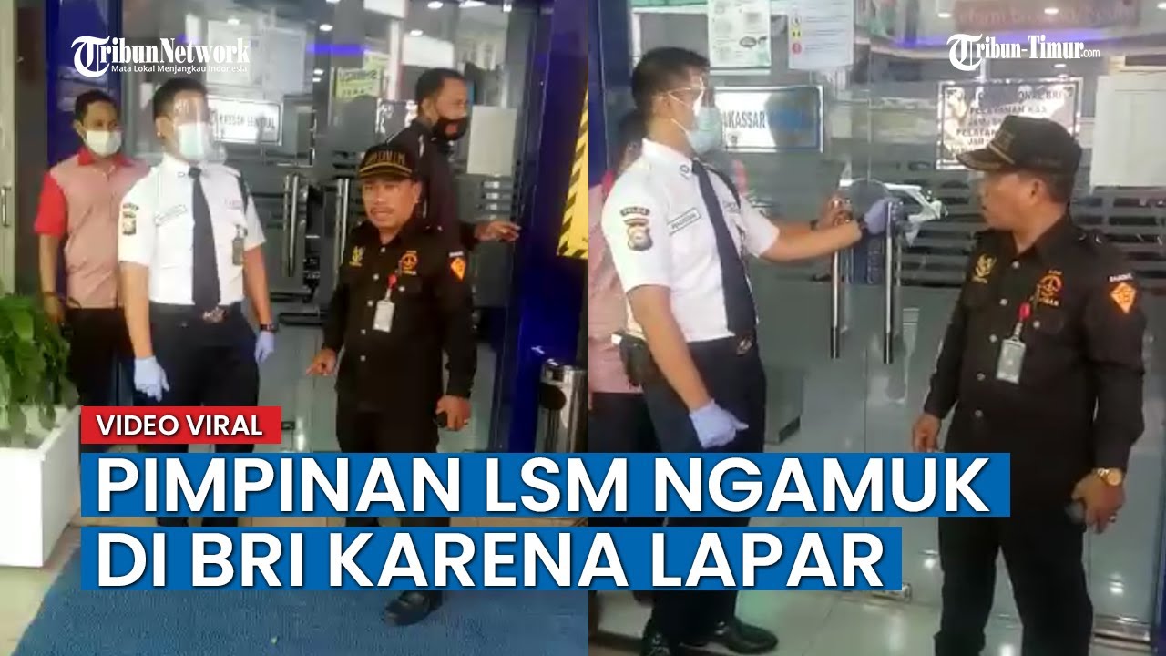 Ngamuk di BRI, Pimpinan LSM Ngaku Lapar dan Mau Ambil Uang, Minta Maaf ke Jokowi dan Kapolri