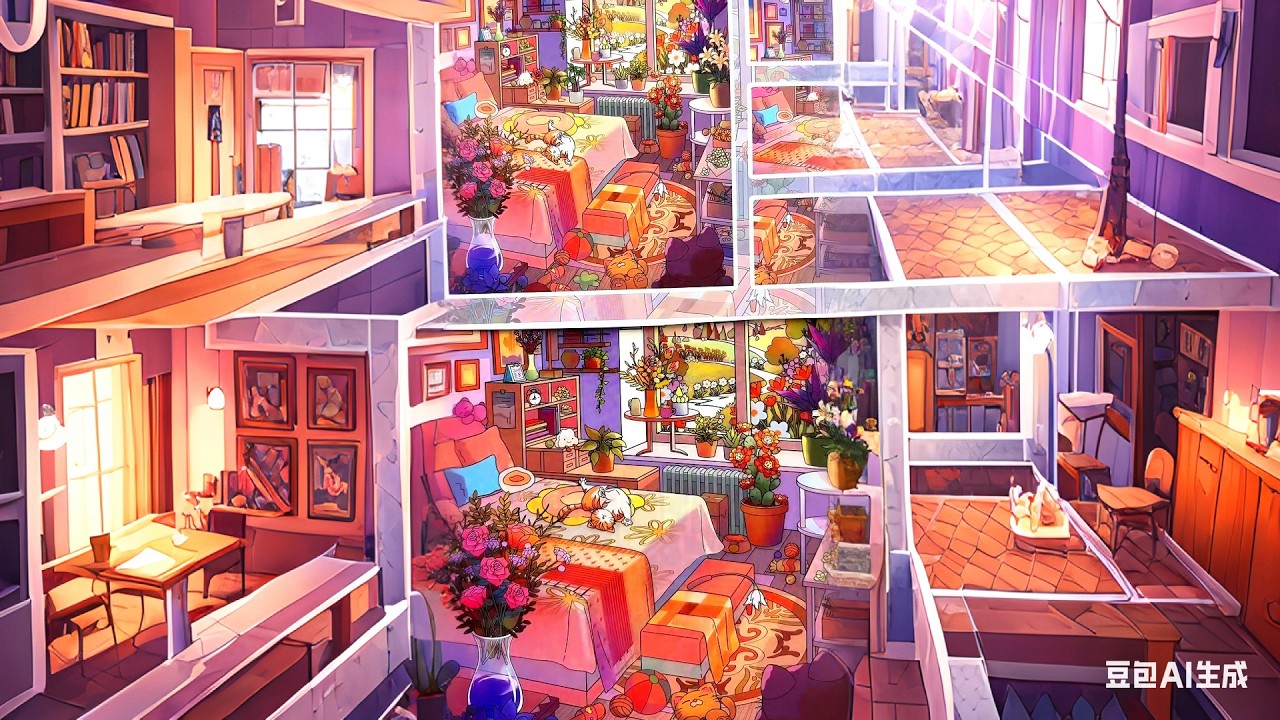 [ASMR] DIY Cute 3D Sticker Scene Collection | Extra Long Relaxing Playtime ✨🐾📖