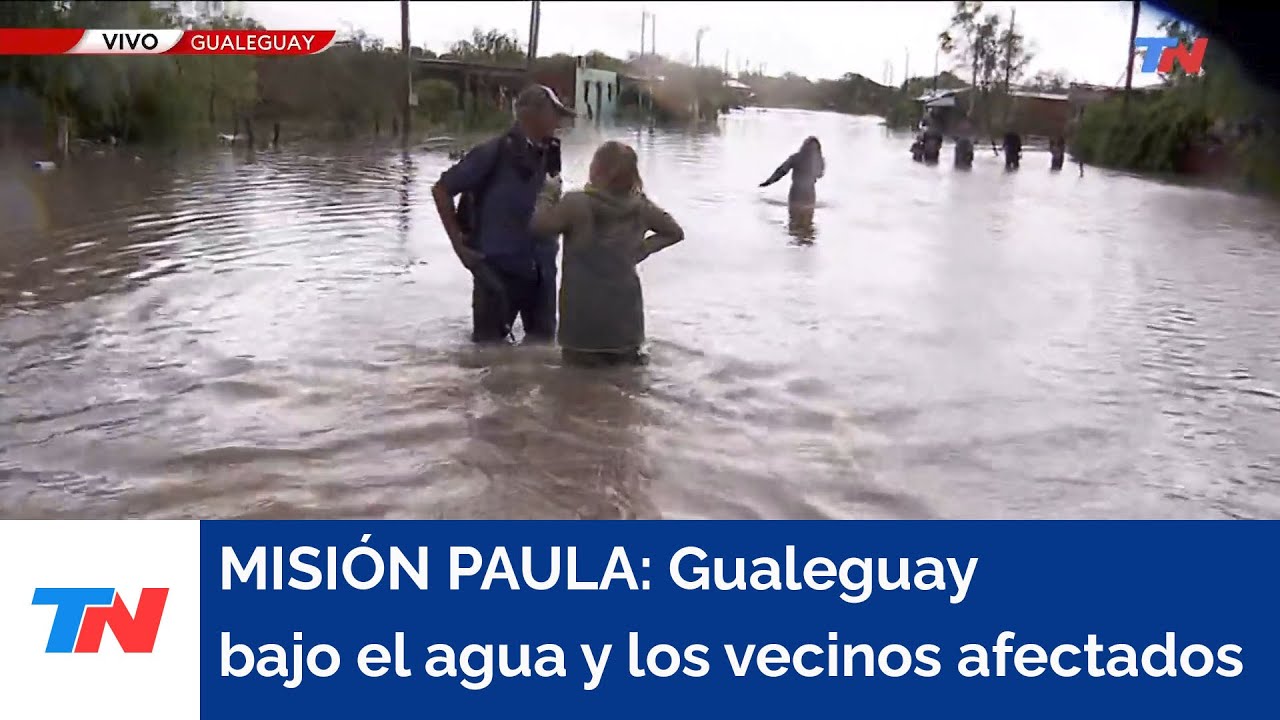 MISIÓN PAULA EN GUALEGUAY: Siguen las alertas por tormentas